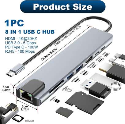 Adaptateur USB C vers HDMI, 8-en-1, Multiport image 15