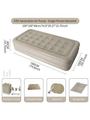 Matelas gonflable avec pompe intégré image 2