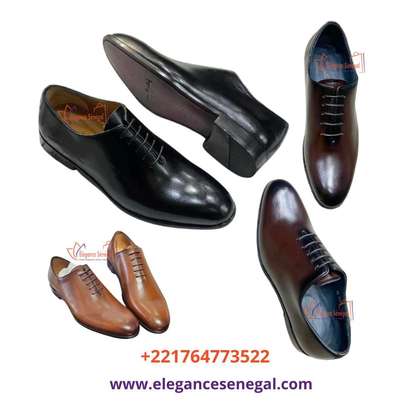 Chaussure de luxe 100% Cuir authentique pour homme image 9