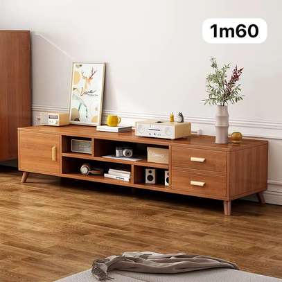 Meuble TV ajustable en bois moderne image 4