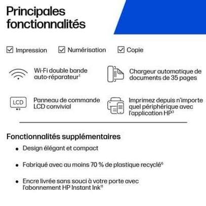 Imprimante wifi multifonction jet d'encre couleur HP image 5