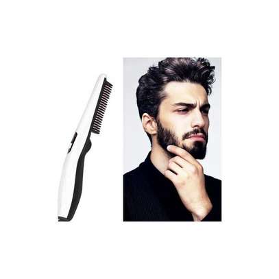 Brosse à cheveux chauffante, lisseur électrique pour barbe image 8