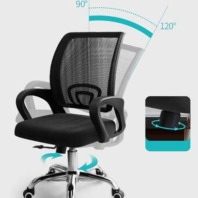 Chaise de bureau ergonomique réglable dossier maille image 3