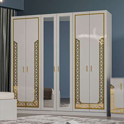 CHAMBRE A COUCHER ARMOIRE 6BATTANTS 5PIECES image 13