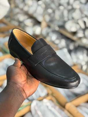 Mocassins cuir noir confort souple élégant image 5