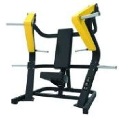 Appareil musculation dos jaune noir robuste métal image 4