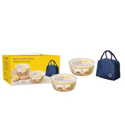Lock&Lock Set Lunch Box Verre 2 boîtes + Sac Isotherme image 4