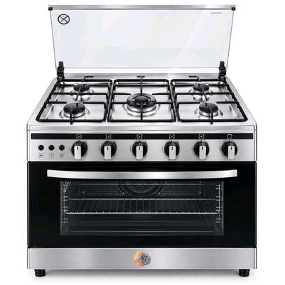 CUISINIERE CAC 5FEUX 90X60 INOX FULL OPTION CAC90G image 2