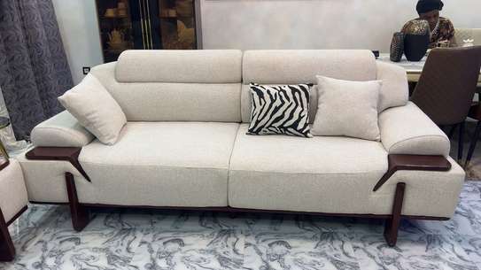 Salon moderne 8 places haut de gamme en tissu image 3