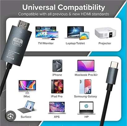 Câble hdmi to type c pour projet sur écran pc téléphone image 4