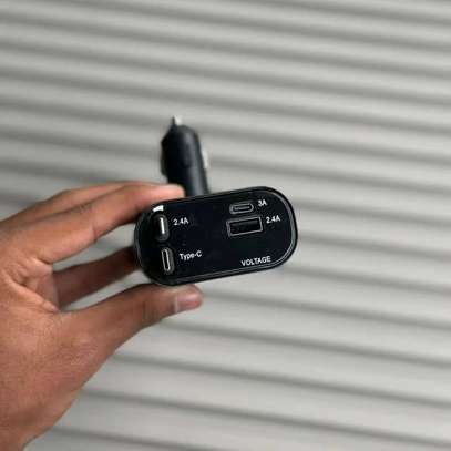 Chargeur de voiture 120 W rétractable 4 en 1 image 2