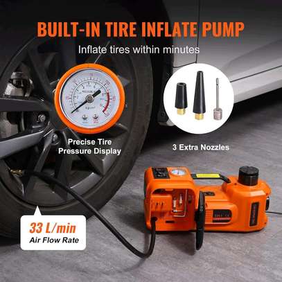 Cric électrique 5 tonnes 12V avec mallette et gants image 3