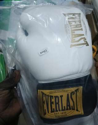 Gants de boxe Everlast EST. 1910 Worldwide – Blancs image 6