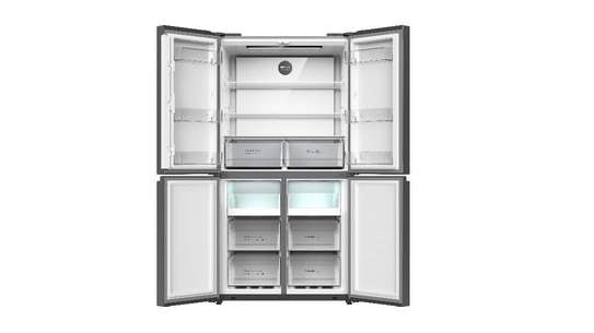REFRIGERATEUR ASTECH SIDE BY SIDE 4PORTES NOFROST GRIS image 3