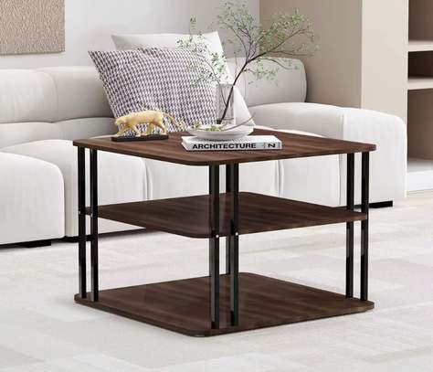Table basse  bois foncé avec 3 niveaux image 3