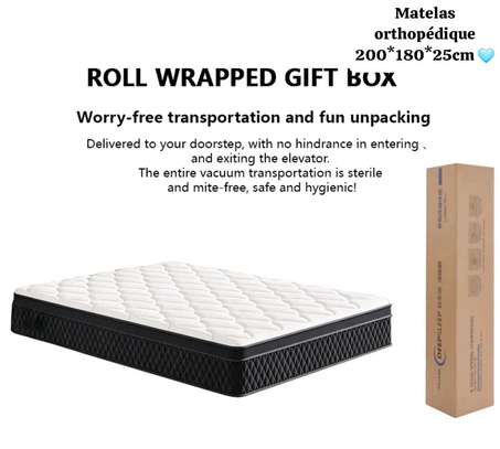 Matelas orthopédique Premium – 200 × 180 × 25 cm image 2