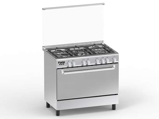 CUISINIERE 5 FEUX FINIX 90X60 INOX image 4