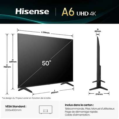 Smart TV Hisense 50 Pouces A4Q Full HD DLED VIDAA – 2025 image 2