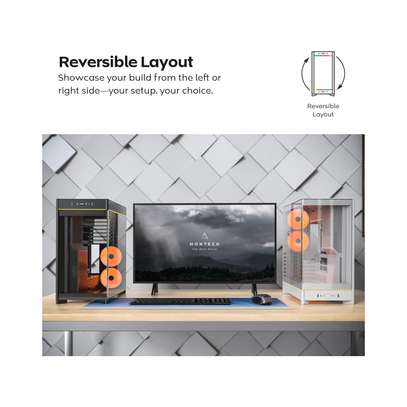 Boîtier PC Montech HS02 - ATX Vitrine Incurvé ARGB image 3