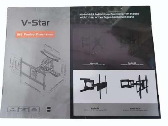 Support TV mural inclinable et pivotant V-Star 55" à 85" image 11