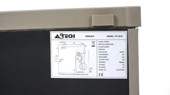 CONGELATEUR ASTECH VERTICAL 4TIROIRS GRIS FC121 image 6