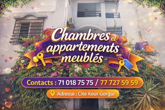 Appartements et Chambres meublés à louer à Cité Keur Gorgui image 11