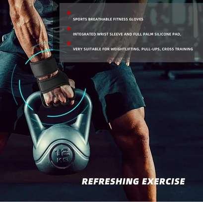 Gants de gymnastique haltères Crossfit, Support de poignet image 4