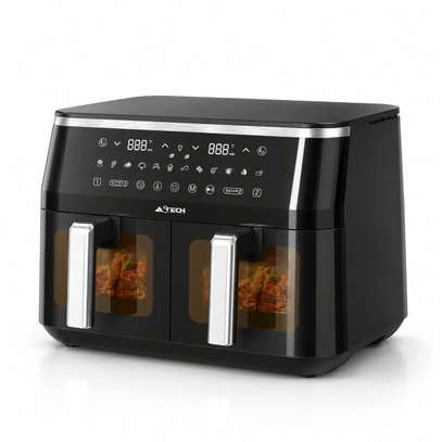 AIR FRYER 4,2LITRES ASTECH DOUBLE COMPARTIMENT image 2
