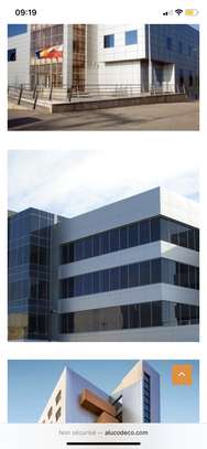Aluminum doors windows stainless steel Alucobond  Gambia image 9