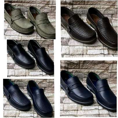 Chaussure Mocassin en cuir pour hommes image 4