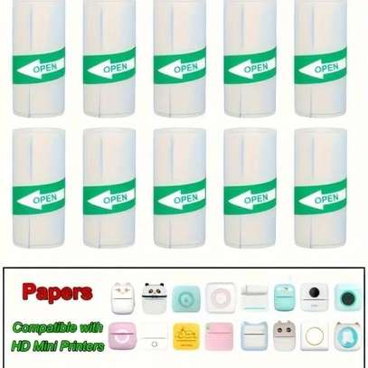 10 rouleaux autocollant 57mm pour mini imprimante image 2