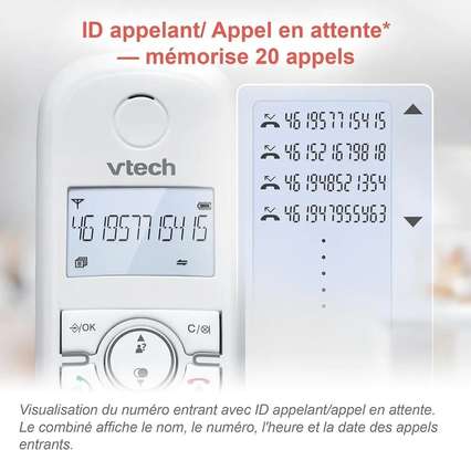 Téléphone fixe sans Fil solo DECT - VTech CS1550 image 7