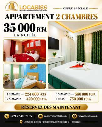 Appartement meublée à Rufisque Almadies offre promo JOJ image 4