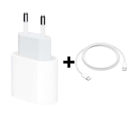 Chargeur  iPhone original fast 20w certifié image 2
