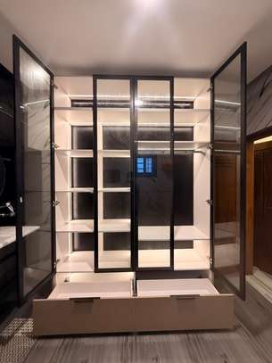 DRESSING Moderne Noir et Blanc 4 Portes image 3