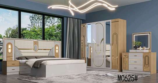 Ensemble chambre moderne complet lit armoires commode image 10