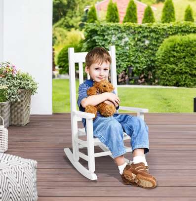 Rocking-chair en bois pour enfants (4-7ans) image 2