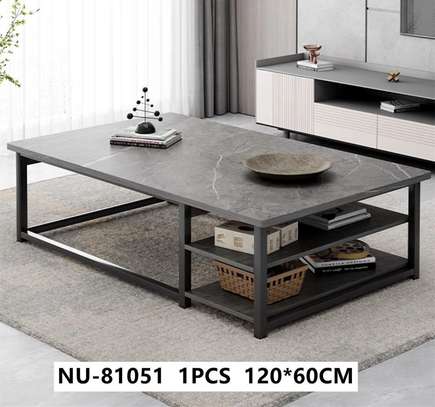 Table basse bois naturel image 6