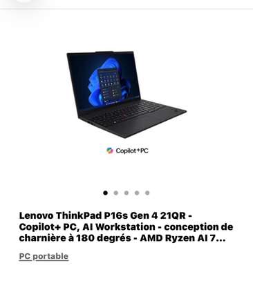 Lenovo P16s Gen 4   AMD RYZEN 7 /  32GB / 1T SSD image 3