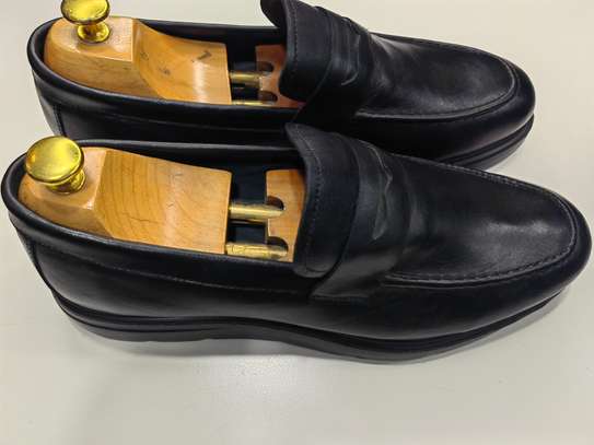 Chaussures mocassins cuir Marron ou confort durable image 3