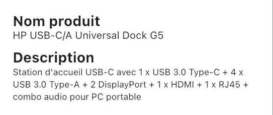 Hp USB-C/A Universelle dock G5 image 2