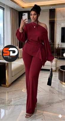 Robe longue rose vif volants grande taille été image 8
