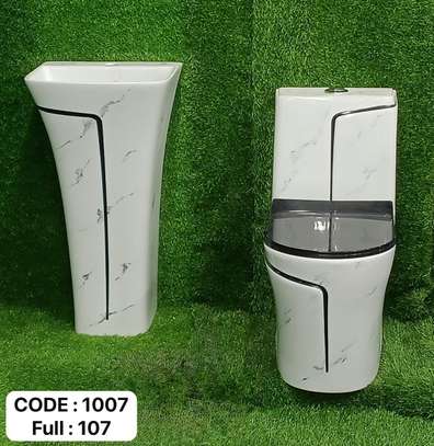 Ensemble Sanitaire chaise et lavabo complet image 2