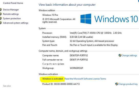 MICROSOFT WINDOWS 10 PRO AUTHENTIC image 2