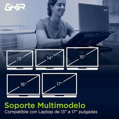 Support de refroidissement pour ordinateur avec ventilateur image 3