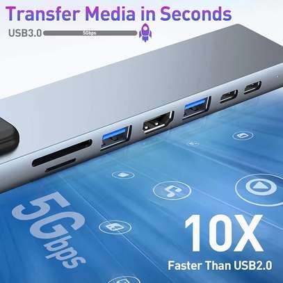 Adaptateur USB C vers HDMI, 8-en-1, Multiport image 13