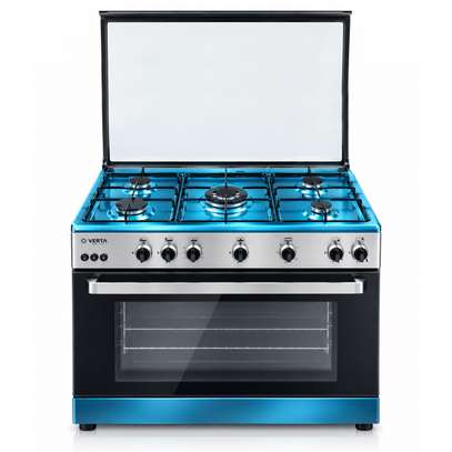 Verta cuisinière gaz 5 feux inox four spacieux image 2