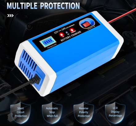 Chargeur de batterie Auto/moto/camion 12/24 volts - image 2