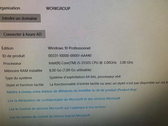 All in one Dell optiplex 9010 core i5, 8g, 1T disque dure image 2