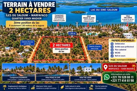 Terrain à vendre 2 hectares Marfafaco  Fandi Mandior image 2